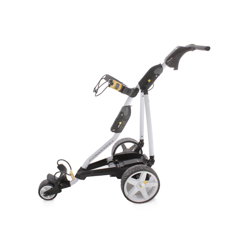PowaKaddy FW3 3-Wheel Electric Trolley 18 Hole Lead Acid - White