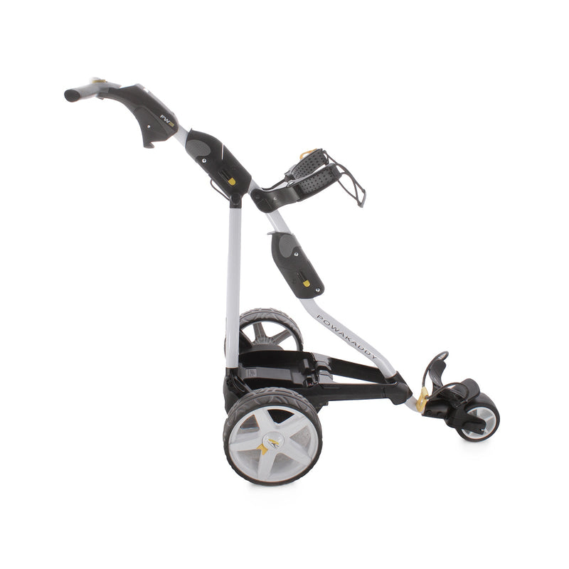 PowaKaddy FW3 3-Wheel Electric Trolley 18 Hole Lead Acid - White