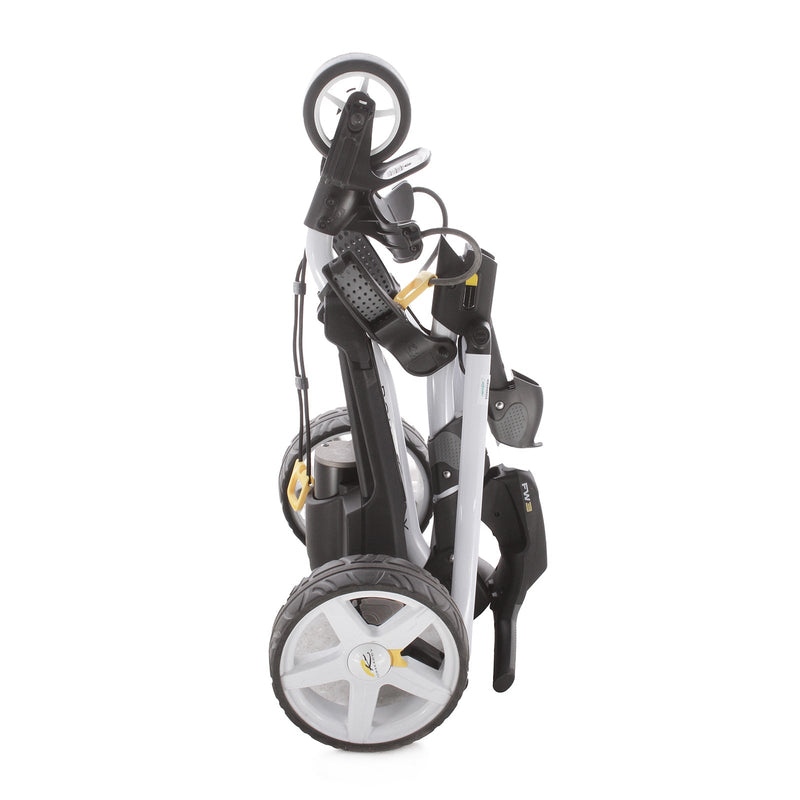PowaKaddy FW3 3-Wheel Electric Trolley 18 Hole Lead Acid - White