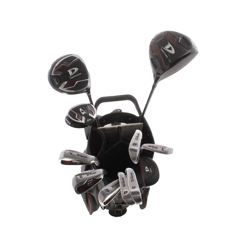 Wilson Deep Red XD Steel/Graphite Mens Right Hand Package Set Regular - Wilson