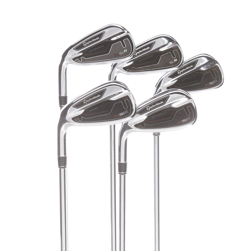TaylorMade RSi1 Steel Mens Left Hand Irons 5-PW Regular - True Temper REAX 90