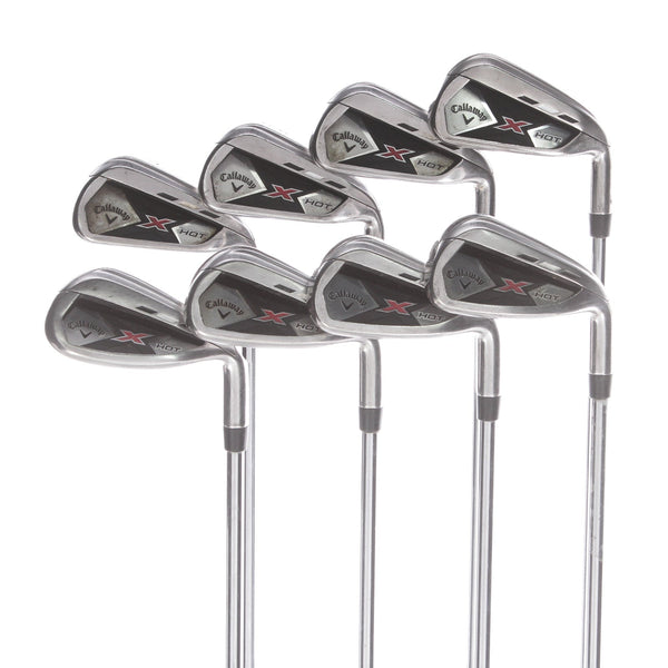 Callaway X Hot Steel Mens Right Hand Irons 4-SW Regular - Speed Step 85