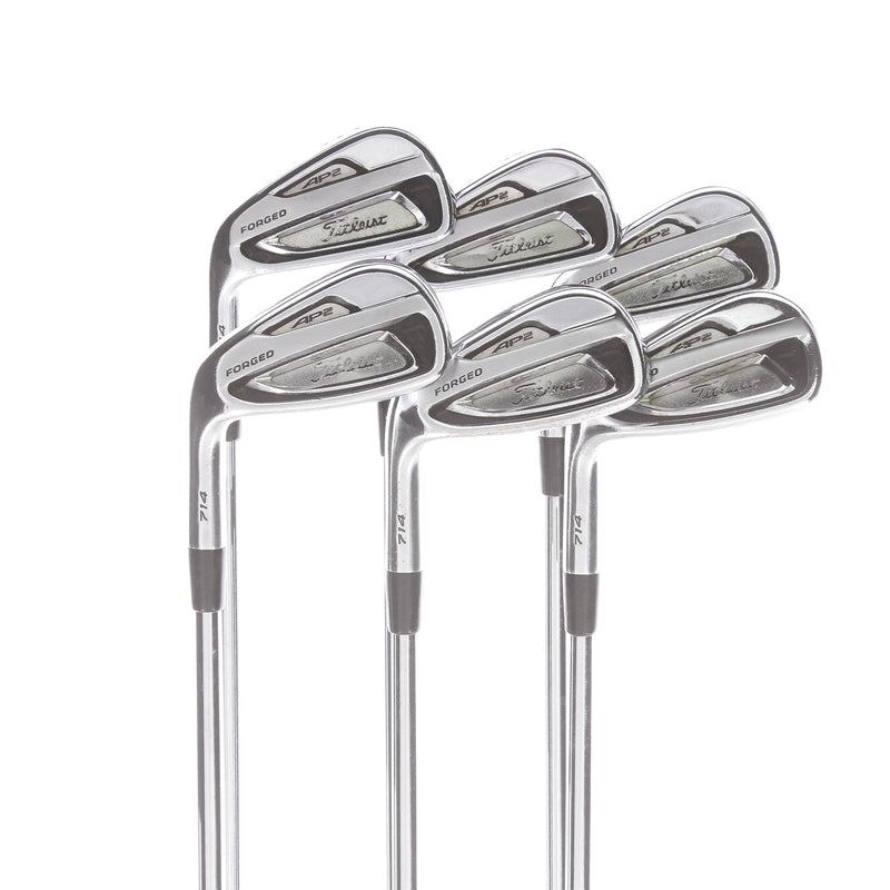 Titleist AP2 712 Forged Steel Mens Left Hand Irons 6-PW Stiff - Nippon N.S Pro 850GH