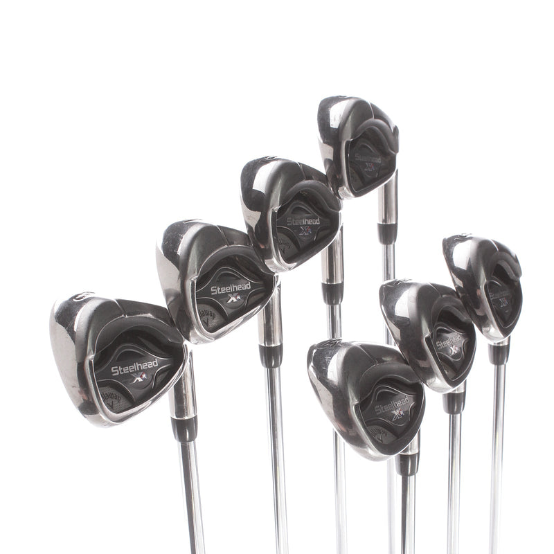 Callaway XR Steelhead Steel Mens Right Hand Irons 5-AW Regular - Speedstep 80