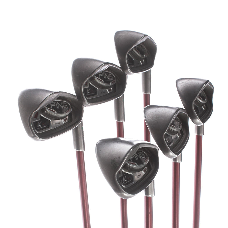 Ping K15 Graphite Mens Right Hand Irons 5-PW 2* Upright Regular - Ping TFC 149