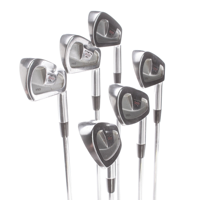 Mizuno T-Zoid Pro Steel Mens Right Hand Irons 3-9 Stiff - Unbranded