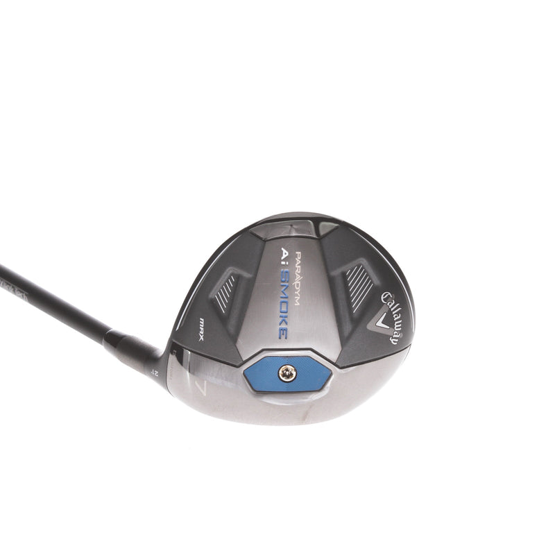 Callaway Paradym Ai Smoke Graphite Mens Right Hand Fairway 7 Wood 21* Regular - Tensei AV Series 65 Blue