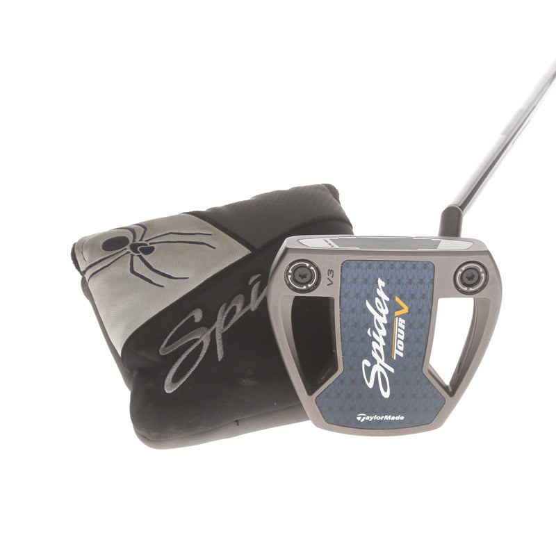TaylorMade Spider Tour V Mens Right Hand Putter 33" Mallet - KBS TaylorMade Pistol 1.0