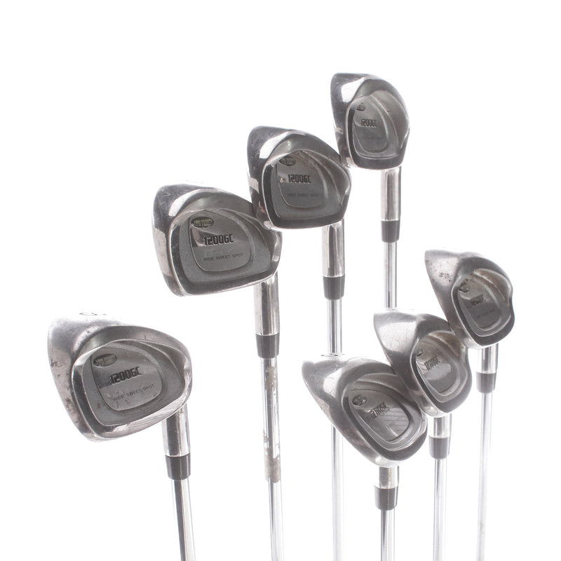 Wilson 1200 GC Steel Mens Right Hand Irons 3-SW Regular - True Temper