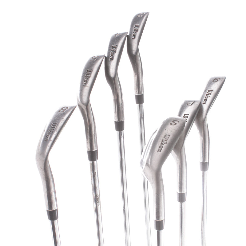 Wilson 1200 GC Steel Mens Right Hand Irons 3-SW Regular - True Temper