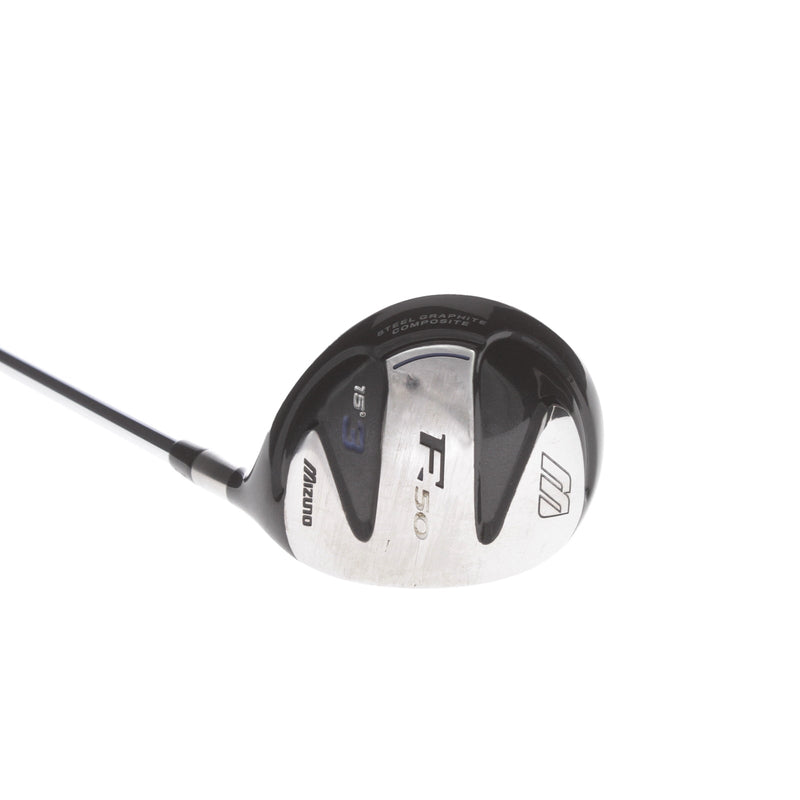 Mizuno F-50 Steel Mens Right Hand Fairway 3 Wood 15* Regular - Dynamic Gold R300