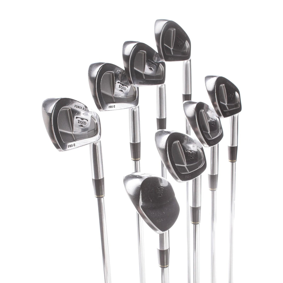 Mizuno T-Zoid Pro II Steel Mens Right Hand Irons 3-PW Regular - Dynami