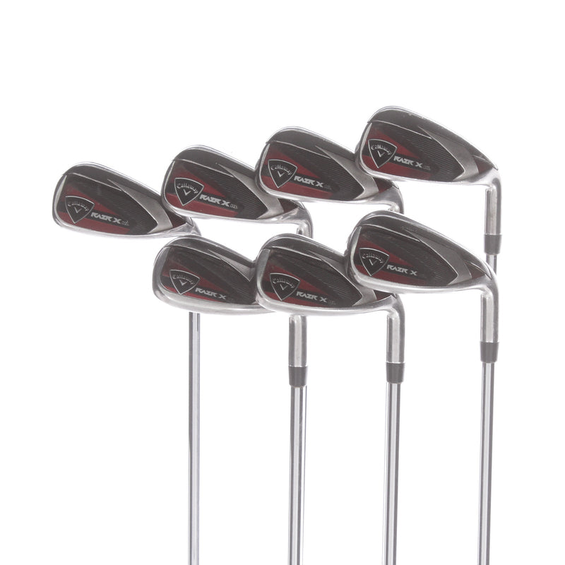 Callaway RAZR X HL Steel Mens Right Hand Irons 5-SW Uniflex - True Temper M-10 XP