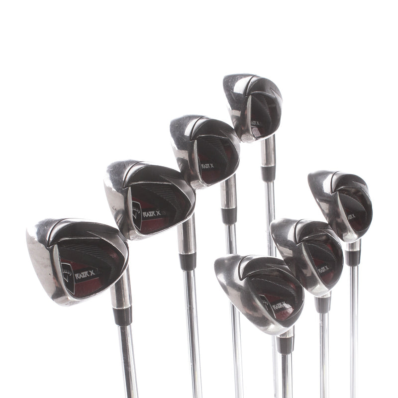 Callaway RAZR X HL Steel Mens Right Hand Irons 5-SW Uniflex - True Temper M-10 XP