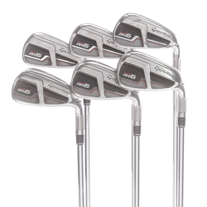 TaylorMade M6 Steel Mens Right Hand Irons 5-PW Stiff - True Temper XP 100