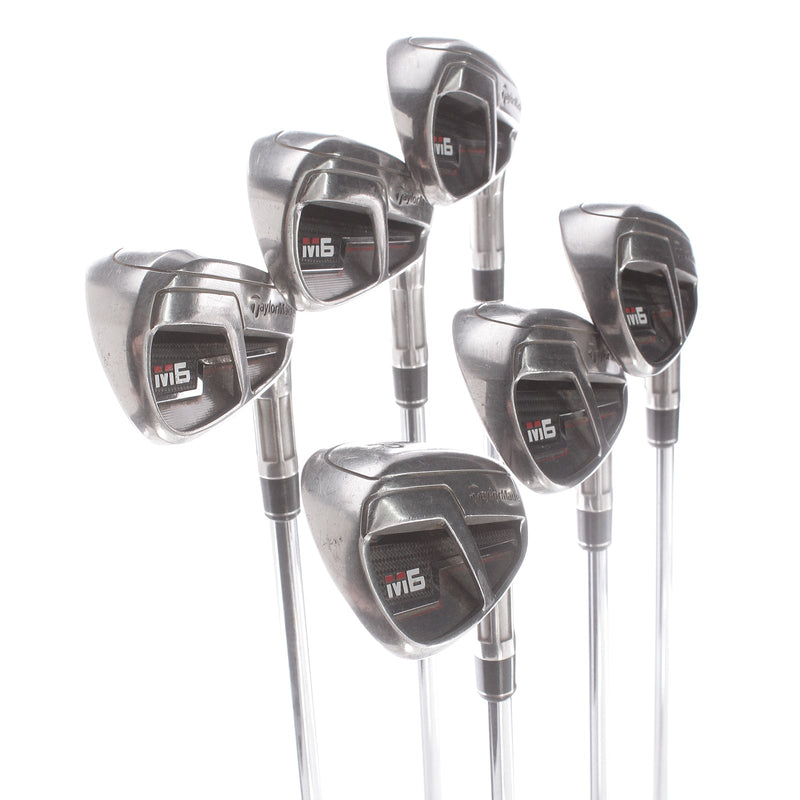 TaylorMade M6 Steel Mens Right Hand Irons 5-PW Stiff - True Temper XP 100