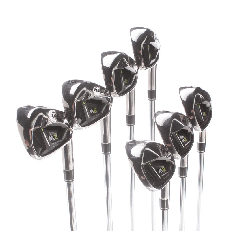 TaylorMade M2 2017 Steel Mens Right Hand Irons 4-PW Regular - REAX 88