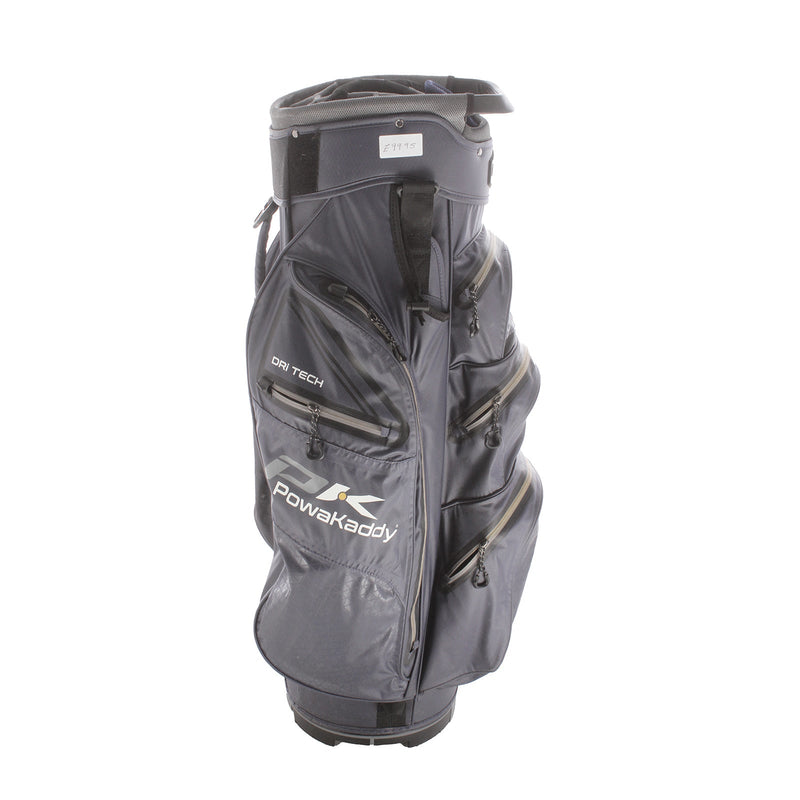 Powacaddy Dri-TECH Waterproof Cart Bag - Navy/Grey/White