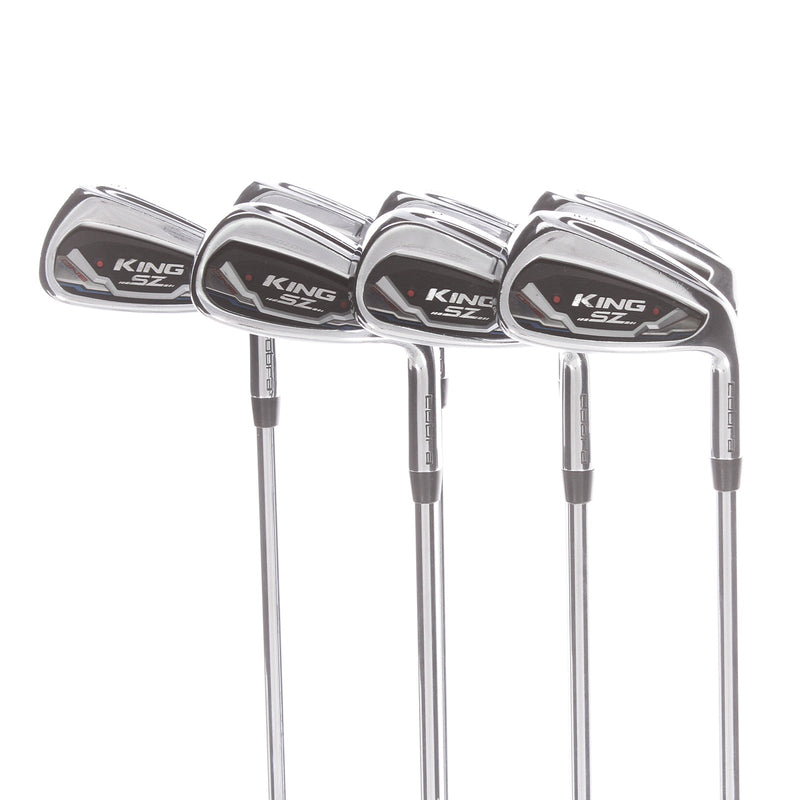 Cobra SpeedZone One Length Steel Mens Right Hand Irons 5-GW Regular - KBS