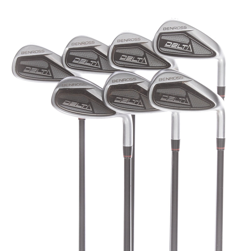 Benross Delta Graphite Mens Right Hand Irons 5-SW Regular - Fujikura Atmos 7R