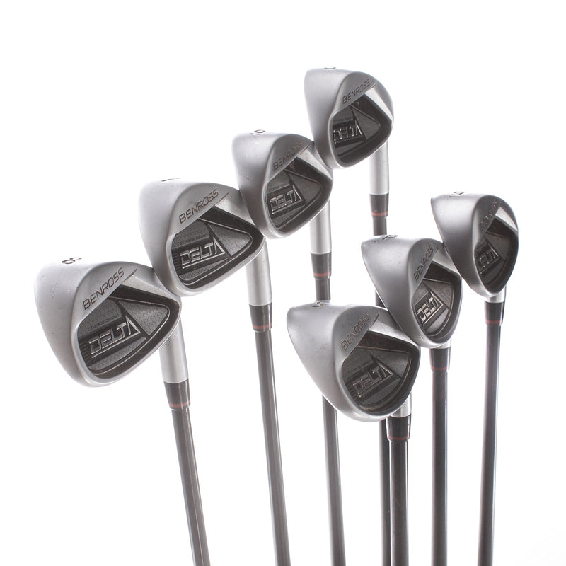 Benross Delta Graphite Mens Right Hand Irons 5-SW Regular - Fujikura Atmos 7R