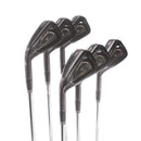 Cleveland CG16 Black Pearl Steel Mens Left Hand Irons 5-PW Stiff - Dynamic Gold S300