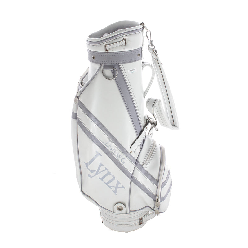 Lynx Tigress G Cart Bag - White/Lilac