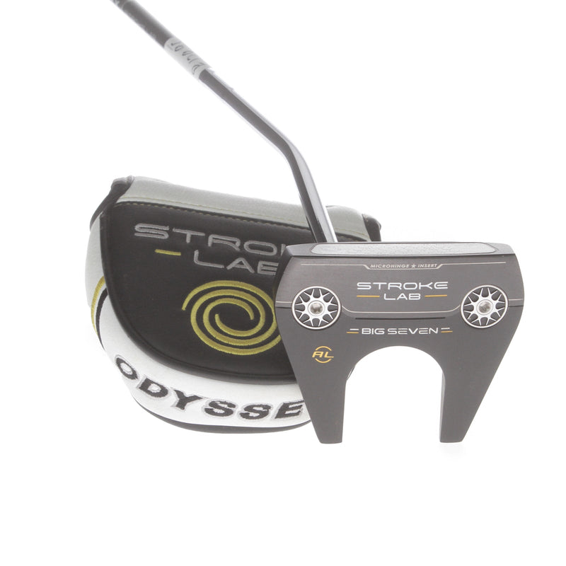 Odyssey Stroke Lab Big Seven Mens Left Hand Putter 42" Mallet - Stroke Lab Odyssey