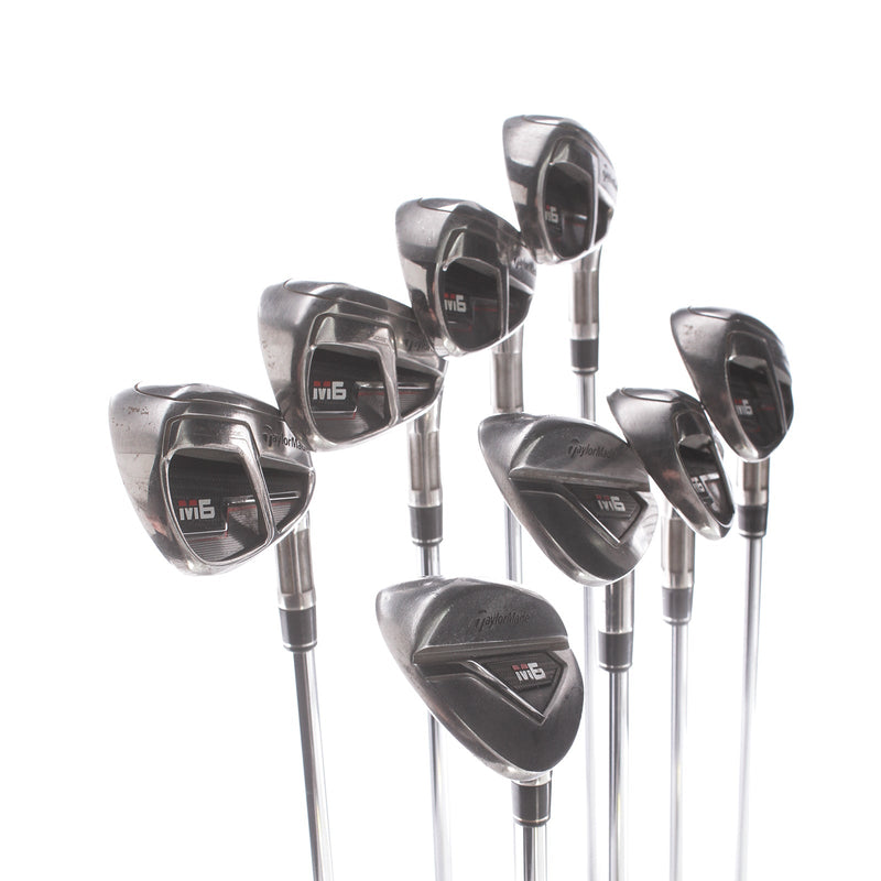 TaylorMade M6 Steel Mens Right Hand Irons 5-SW Regular - KBS MAX 85