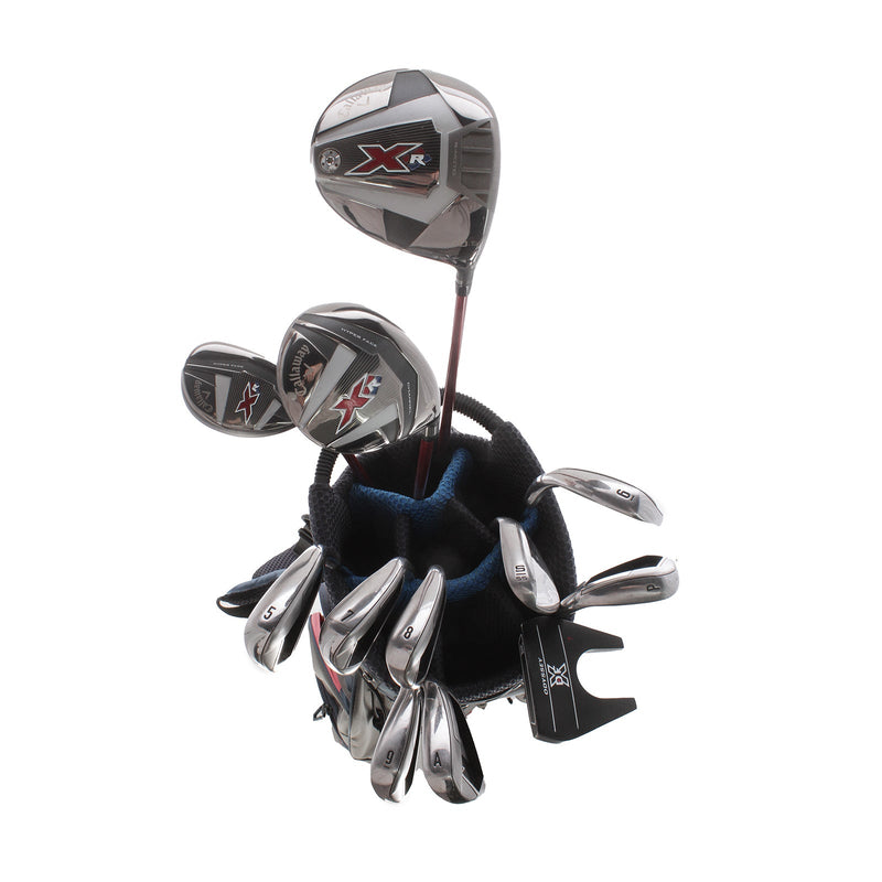 Callaway XR Steel/Graphite Mens Right Hand Package Set Stiff - Callaway XR