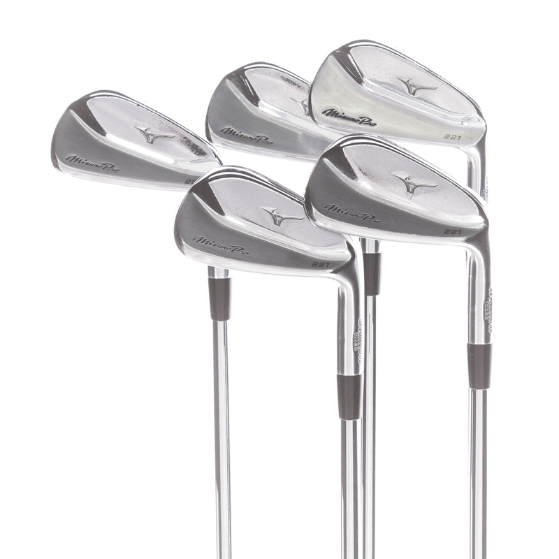 Mizuno Pro 221 Steel Mens Right Hand Irons 5-9 Stiff - Nippon N.S Pro Modus3 Tour 115