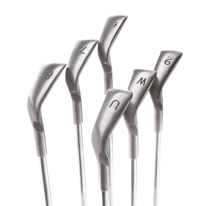 Ping G10 Steel Mens Right Hand Irons 6-UW Gold Dot 4* Flat Regular - Ping AWT