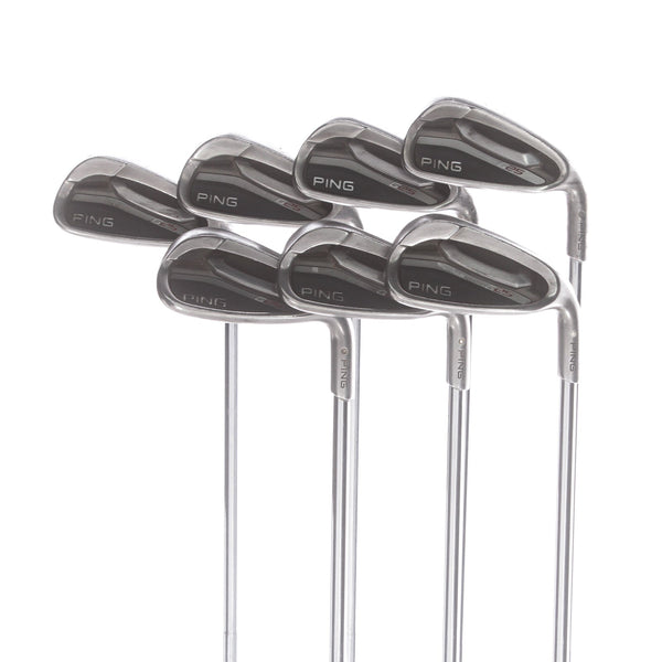Ping G25 Steel Mens Right Hand Irons 5-SW White Dot 3* Upright Regular - Ping CFS