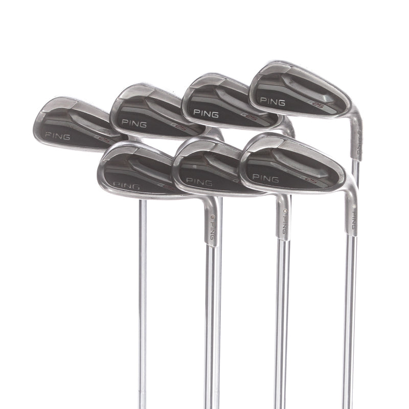 Ping G25 Steel Mens Right Hand Irons 5-SW White Dot 3* Upright Regular - Ping CFS