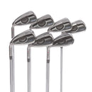 Ping G Steel Mens Left Hand Irons 5-PW Red Dot 1* Flat Regular - Ping AWT 2.0