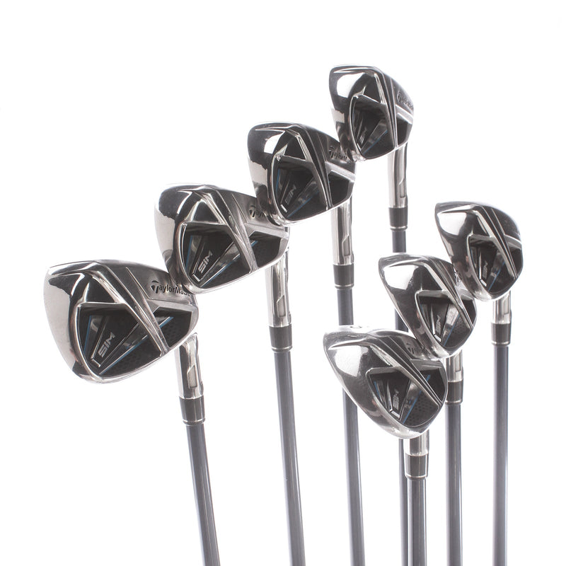 TaylorMade SIM Max Graphite Mens Right Hand Irons 5-SW Regular - Ventus 6-R