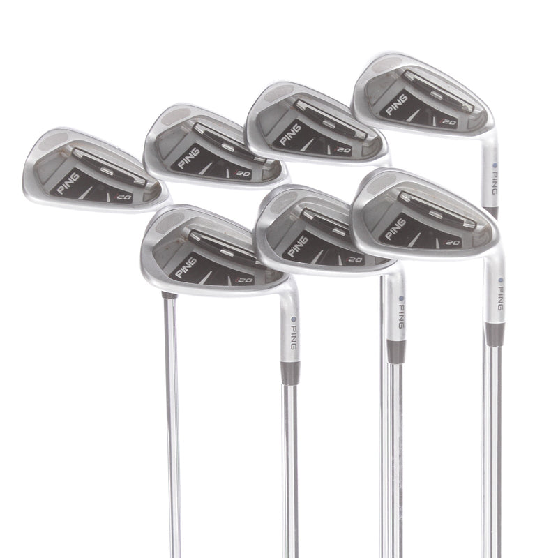 Ping i20 Steel Mens Right Hand Irons 4-PW Blue Dot 0.75* Upright Regular - Ping CFS