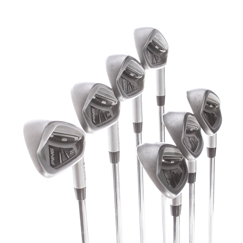 Ping i20 Steel Mens Right Hand Irons 4-PW Blue Dot 0.75* Upright Regular - Ping CFS