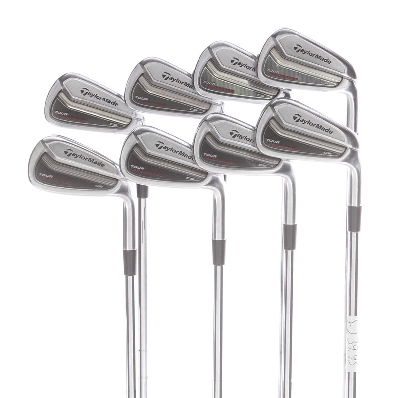 TaylorMade Tour Preferred CB Steel Mens Right Hand Irons 3-PW Stiff - KBS Tour