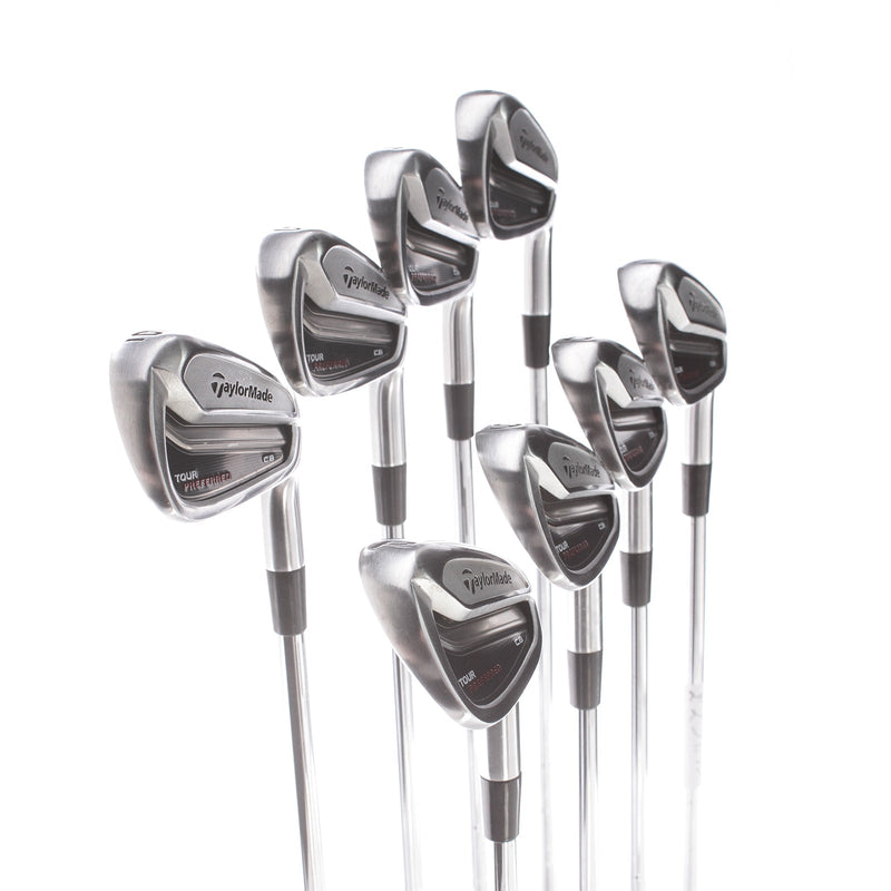 TaylorMade Tour Preferred CB Steel Mens Right Hand Irons 3-PW Stiff - KBS Tour