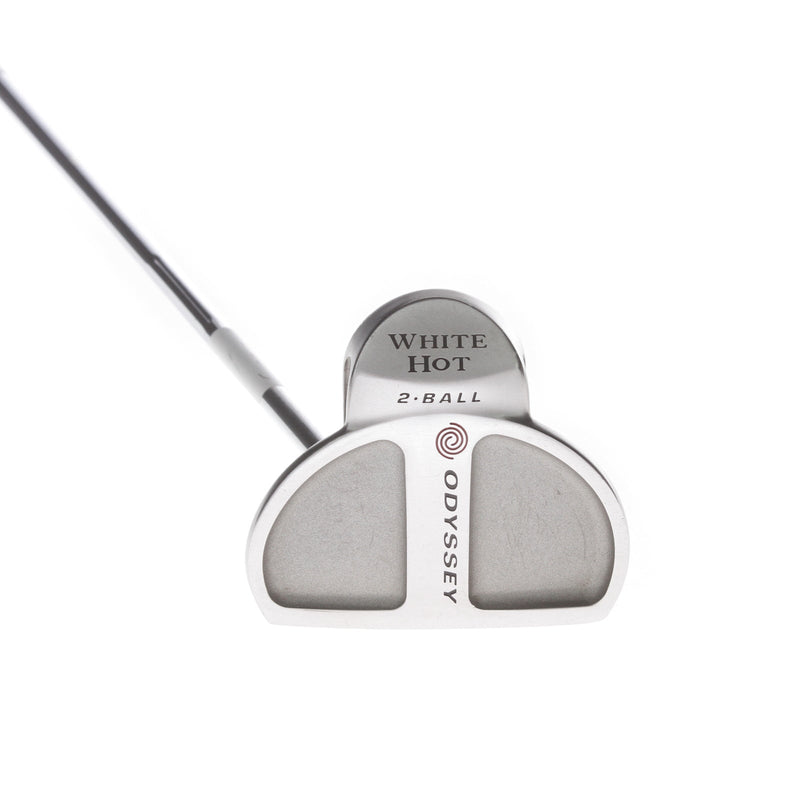 Odyssey White Hot 2-Ball Mens Right Hand Putter 36" Mallet - Lamkin