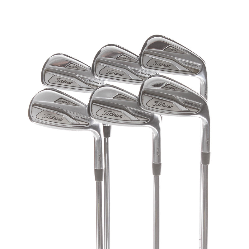 Titleist 718 AP2 Steel Mens Right Hand Irons 5-PW Stiff - AMT Black S300