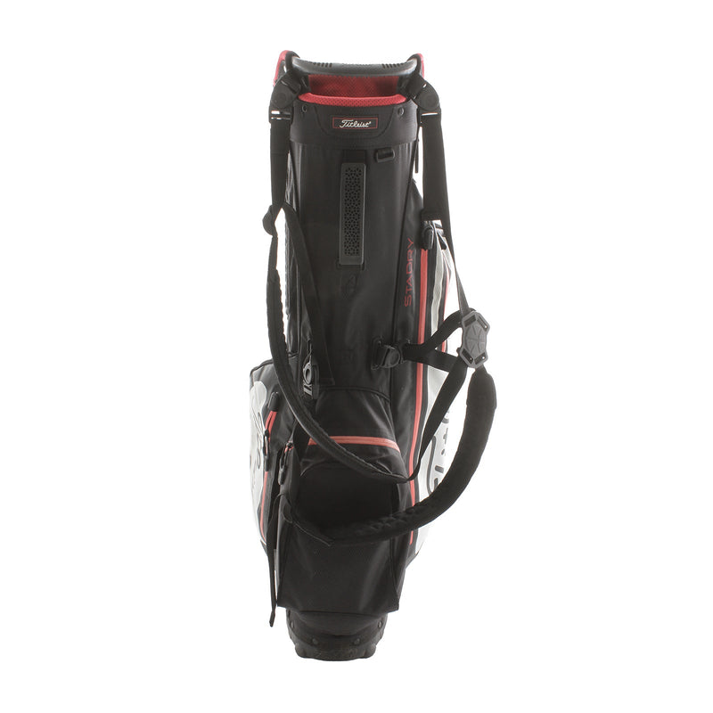 Titleist StaDry Stand Bag - Black/White/Red