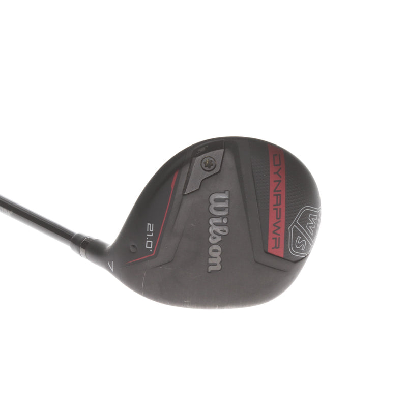 Wilson Staff Dynapower Graphite Mens Right Hand Fairway 7 Wood 21* Stiff - HZRDUS Smoke Red RDX