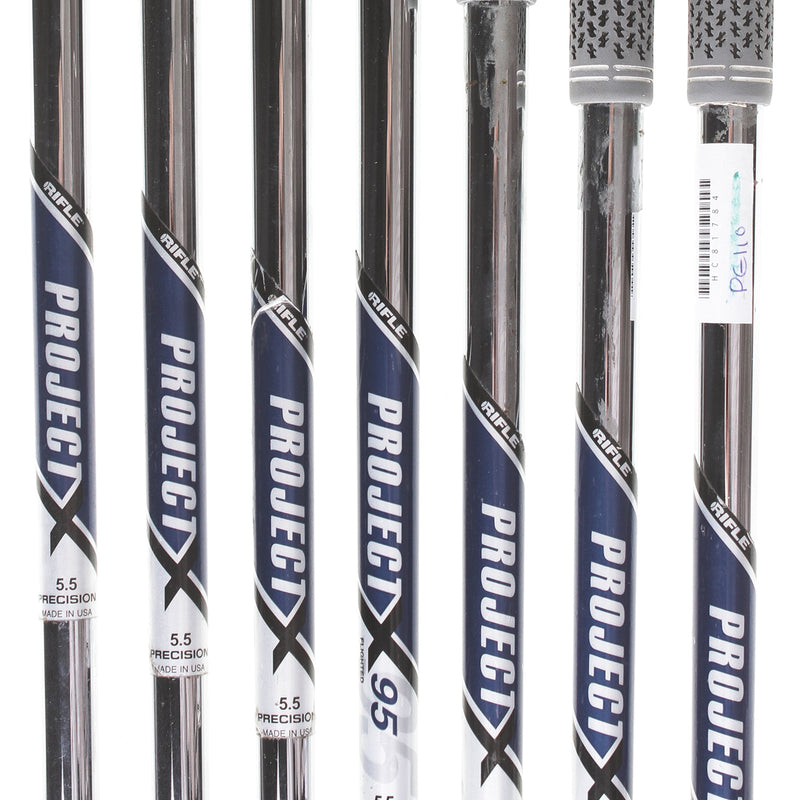Mizuno MP-53 Steel Mens Right Hand Irons 4-PW Regular - Project X Rifle 5.5
