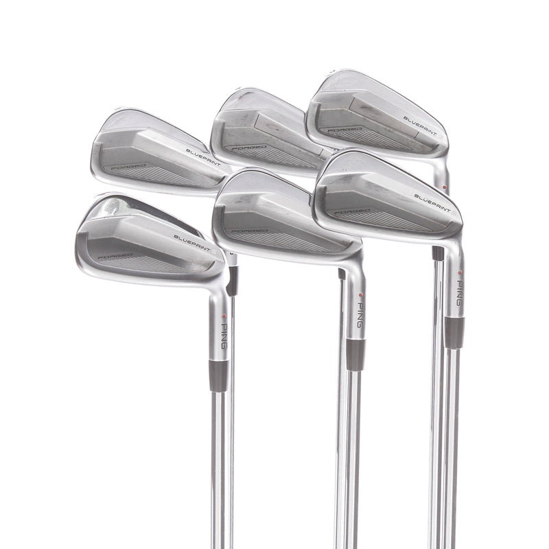 Ping Blueprint S Steel Mens Right Hand Irons 4-9 2* Flat Stiff - NSPro Modus3 Tour 105