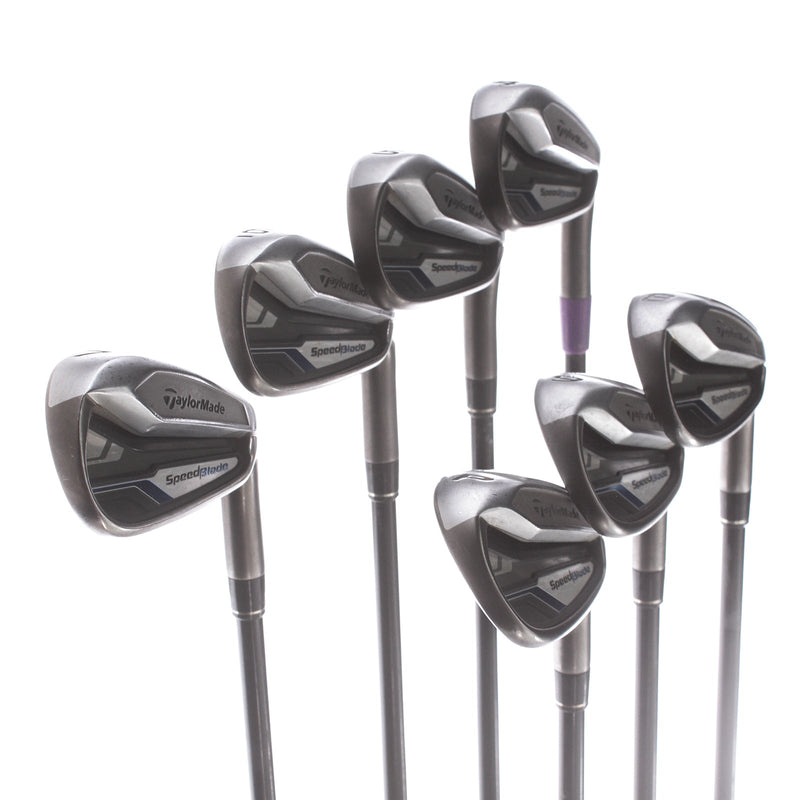 TaylorMade SpeedBlade Graphite Mens Right Hand Irons 4-PW Regular - TaylorMade Matrix