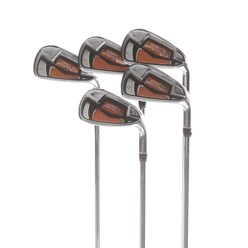 Cobra AMP Steel Mens Right Hand Irons 4-PW Regular - True Temper Dynalite 90
