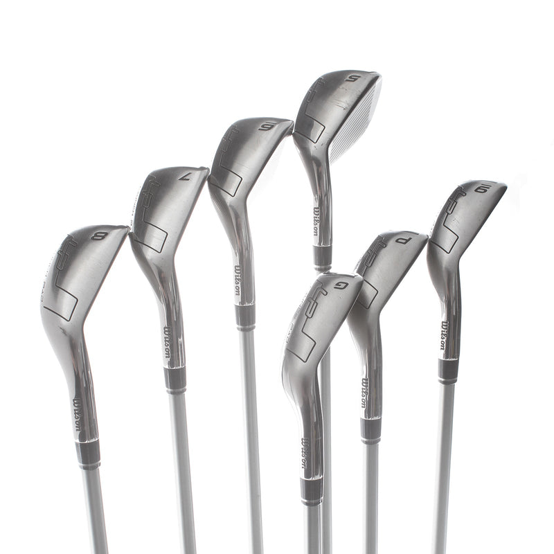 Wilson Launch Pad Graphite Mens Right Hand Irons 5-GW Senior - UST Mamiya Recoil 460