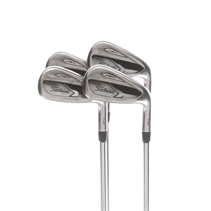 Titleist AP1 718 Steel Mens Right Hand Irons 8-GW Stiff - True Temper AMT S300 Red